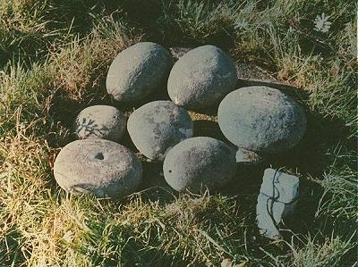 Cure-stones, Killerry Church, county Sligo.