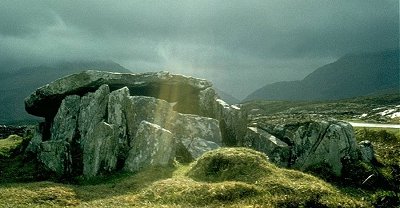 Wedge-tomb, Srahwee, county Mayo.