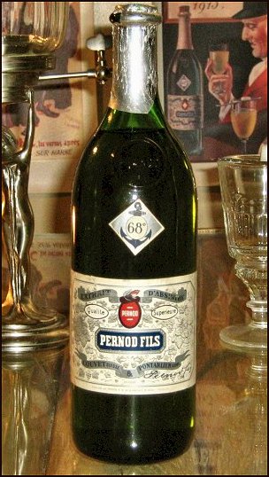 An original Absinthe bottle